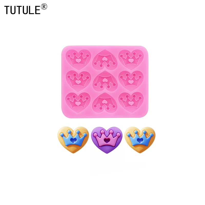Crown-Shaped Silicone Mold, Ideal for DIY Birthday Cake Decorations, Wedding Candies, and Making Chocolate and Resin Accessories