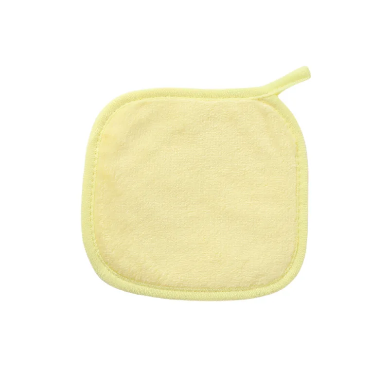 10 قطعة لكل حقيبة كسول المياه الفانيلا مزيل ماكياج منشفة متعددة الألوان سميكة هوك الوجه مزيل ماكياج منشفة #4