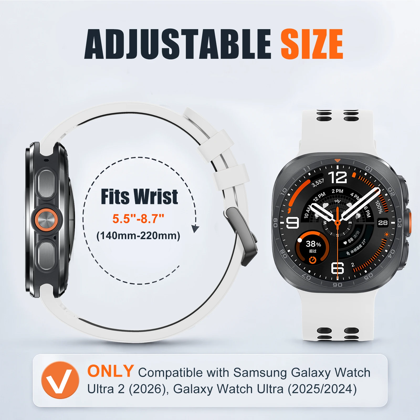 Samsung Smartwatch Ultra Accessories - Marine band voor Samsung Galaxy Watch