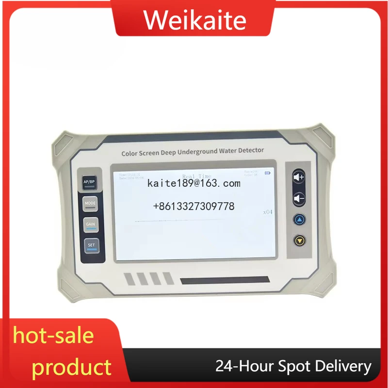 100-3000 Hz Frequency Color Screen Water Leak Detector with 7 Inch LCD Electronic Power 1 Year Warranty