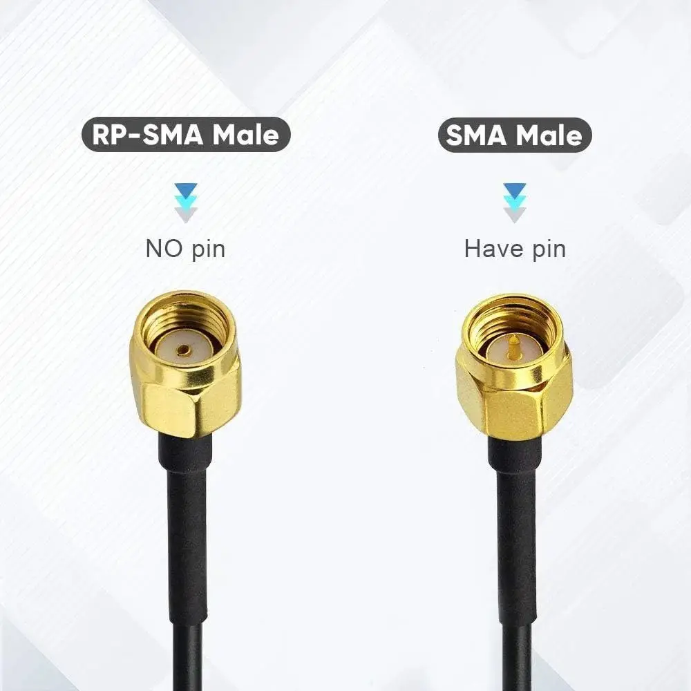 Dual Band Wifi Antenna 12dBi High Gain SMA Connector Omni Directional Wireless Network Signal Extender Desktop Aerial