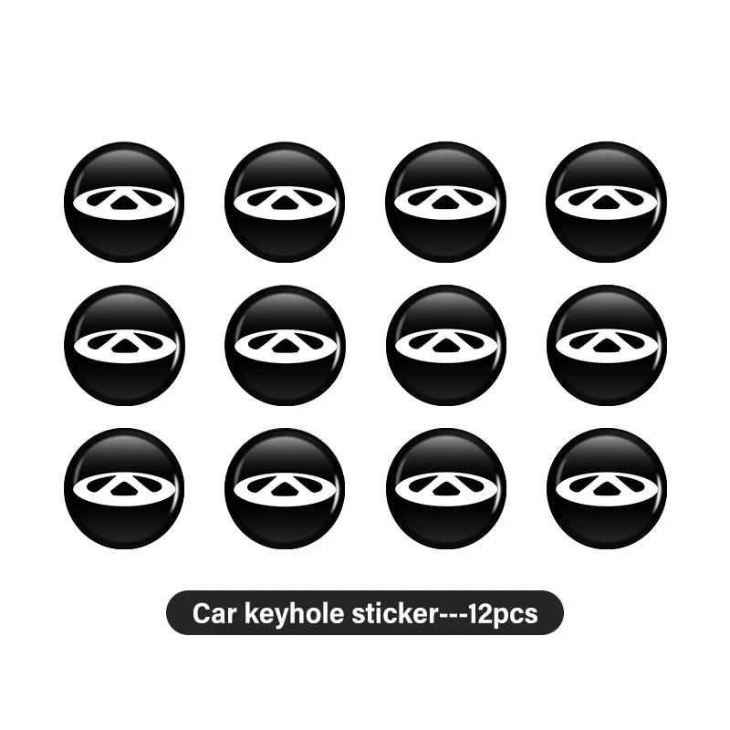 Car Remote Key Fob Badge Decal Stickers For Chery Tiggo3 Tiggo8 Pro Omoda C5 Jaecoo J7 Decorative Emblem Auto Exterior Parts