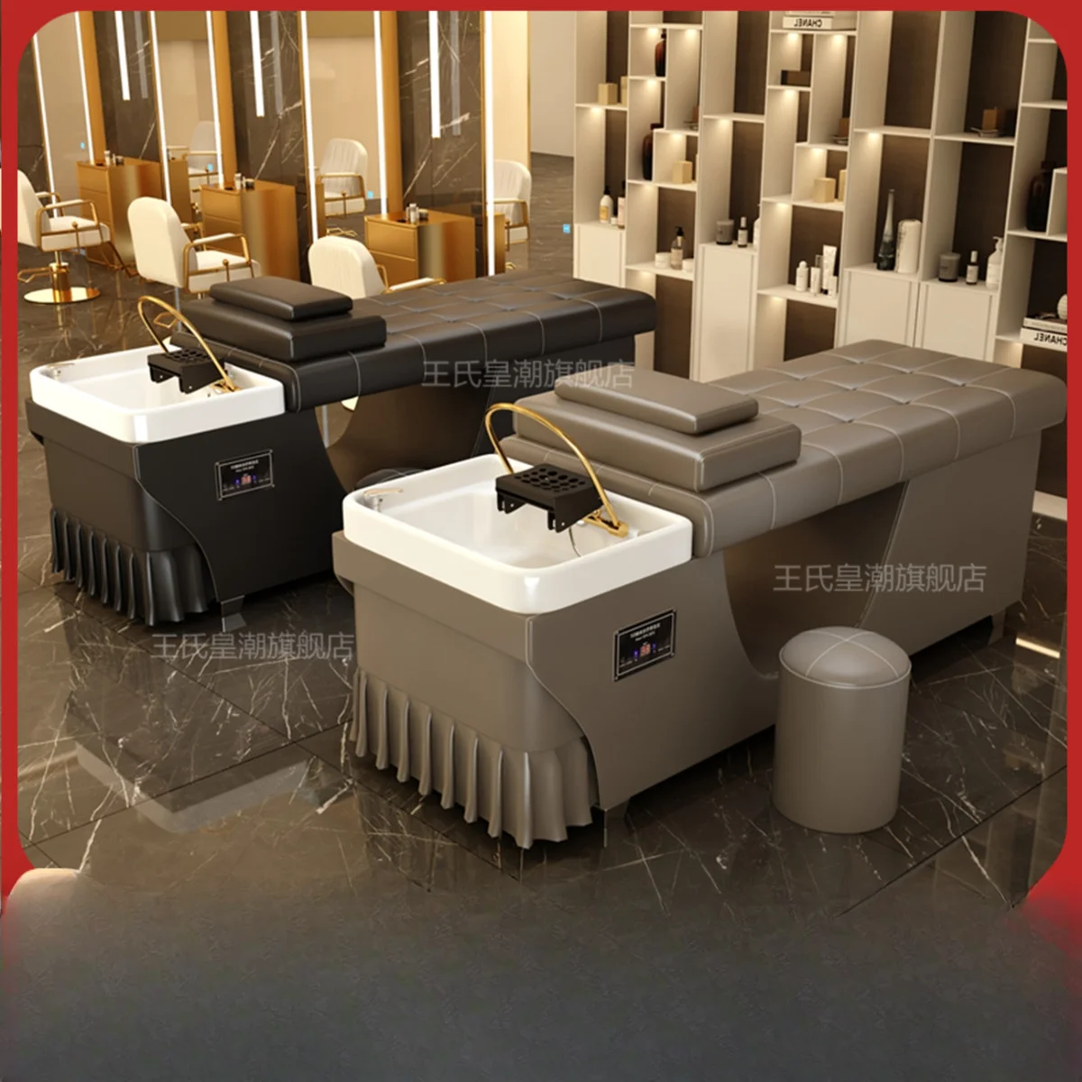 

Shampoo bed barber shop special Thai fumigation hair treatment shampoo bed Internet celebrity beauty salon ear shop hair salon w