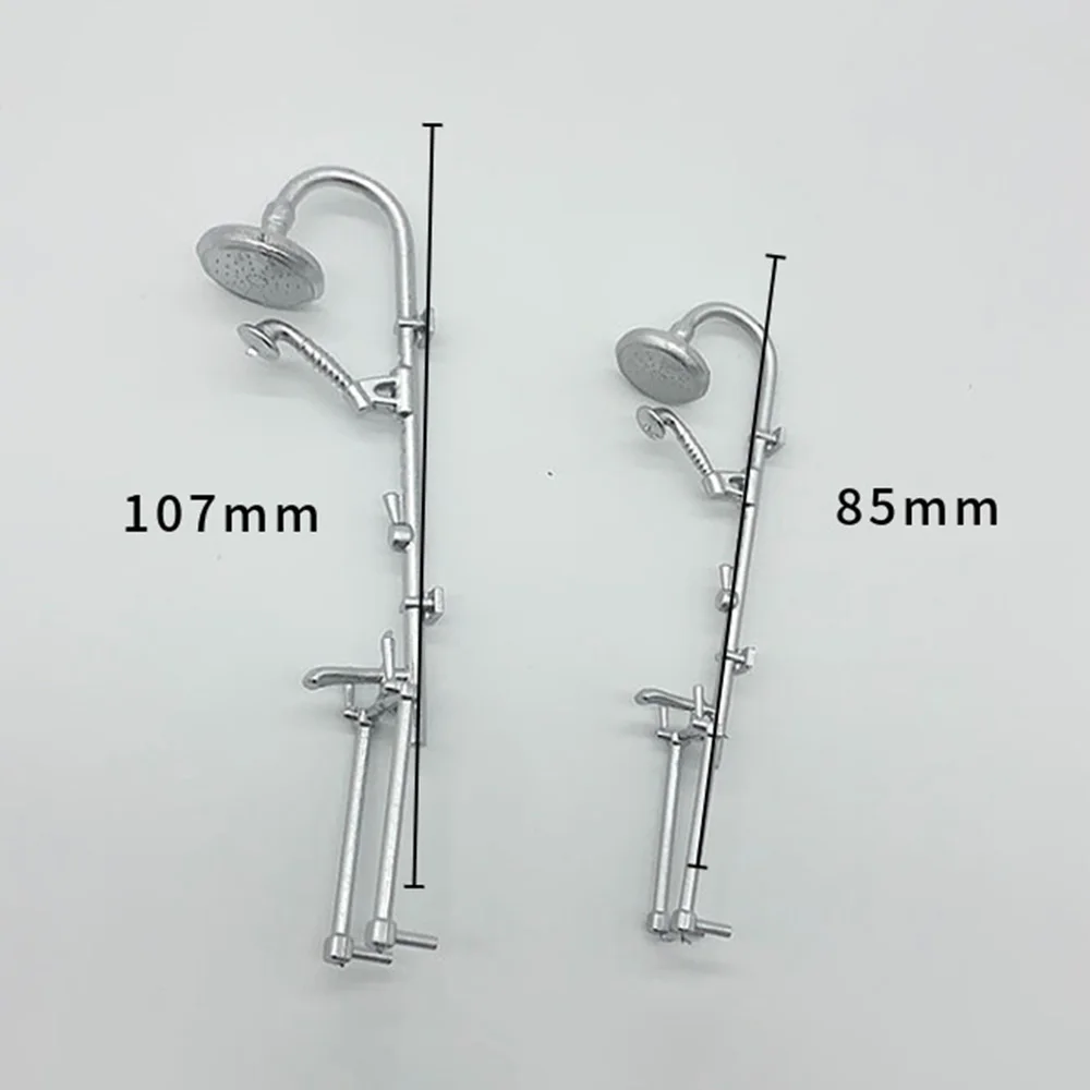 1PC Miniature Shower Scale Model Ornaments Dollhouse 1:20 1:25 Shower Simulation Models Diy Home Decor Crafts