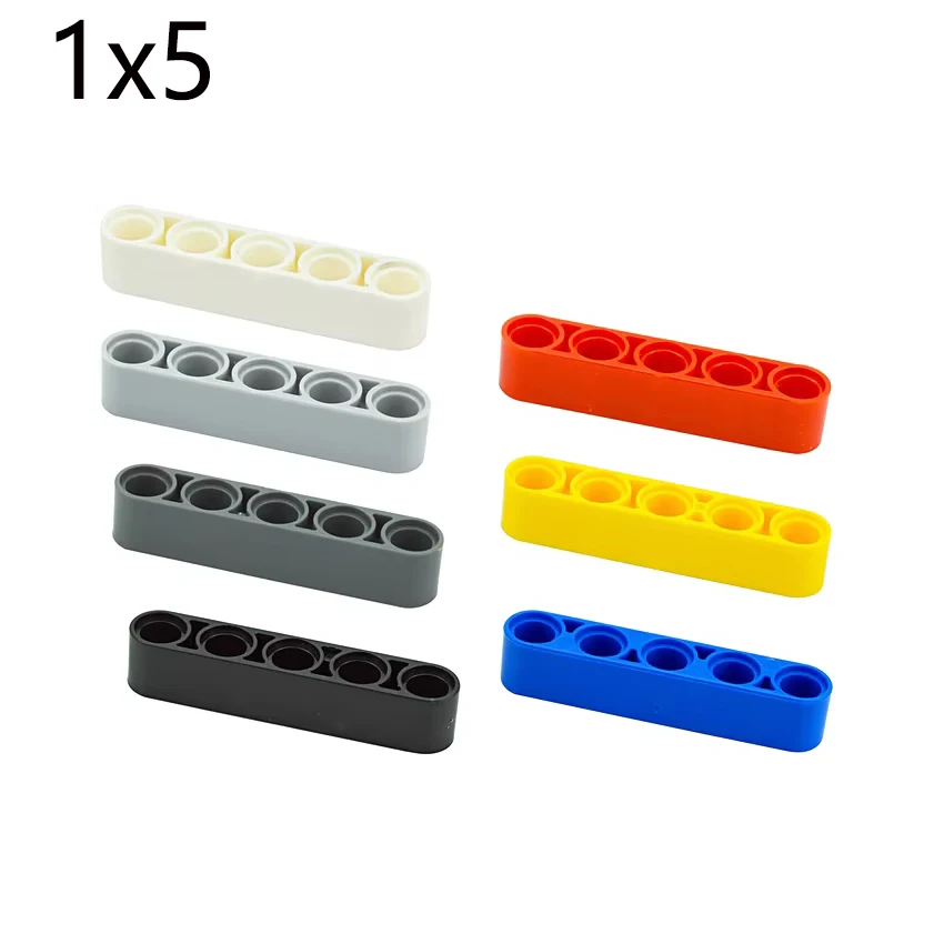 20Pcs MOC Compatible 32316 Liftarm Beam Arm 1 x 5 Holes Thick Bricks Toys For DIY Buildings Blocks High-Tech Accessories