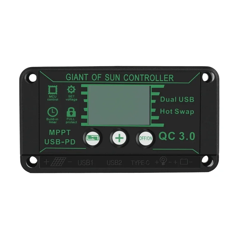 Solarladung MPPT-Controller 100A 90A 60A 30A 20A Wasserdicht 12V 24V Solarpanel Laderegler Dual USB Auto Display