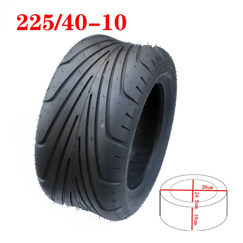 18x9.50-8 Tyre 225/55-8 Tire 225/40-10 Front or Rear 8inch 10inch 4PR 6PR Electric Scooter Vacuum Tires For Harley Chinese Bike