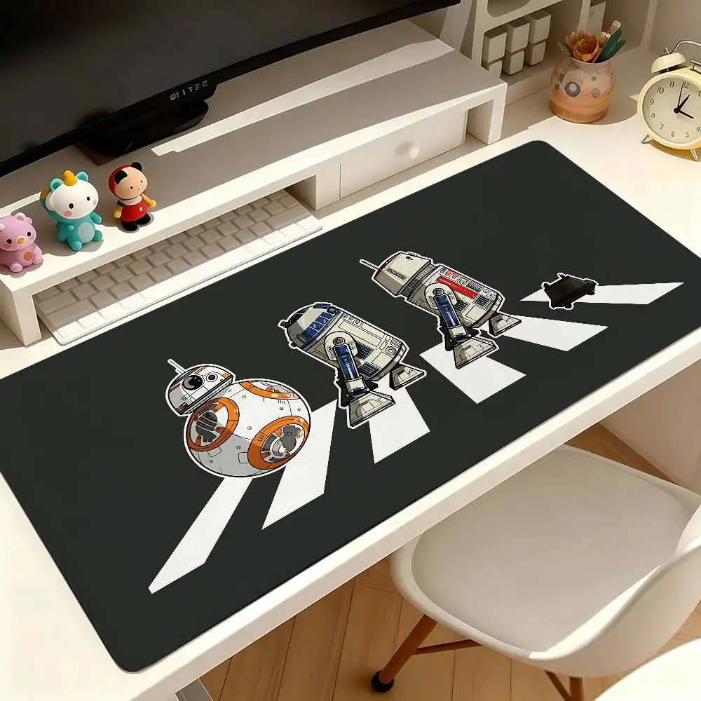 Cool S-Star W-Wars Mouse Pad Computer Mat Deskpad Laptop Keyboard Mat Office Large Landscape Mousepad
