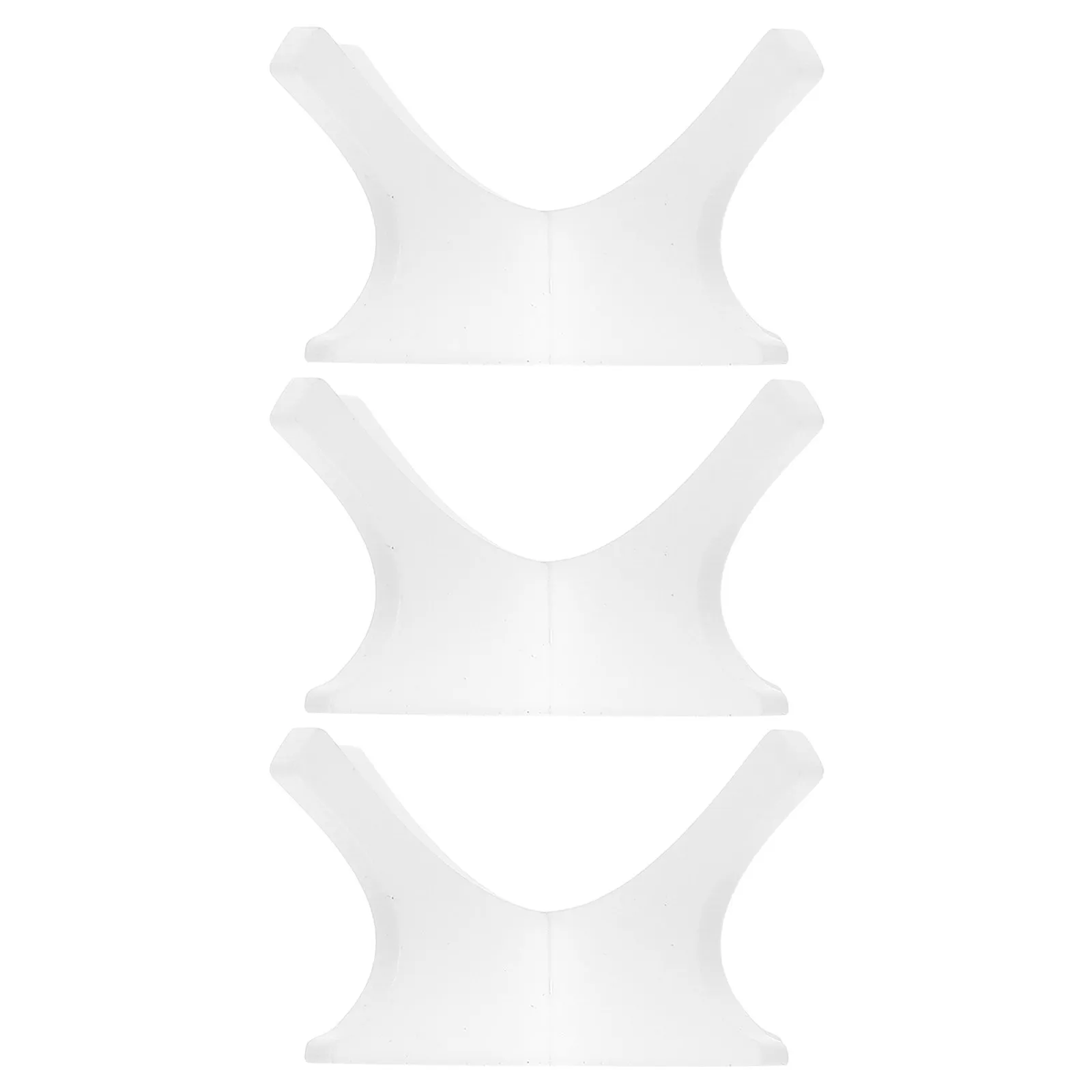 3Pcs White Acrylic Sphere Display Stand for Tennis Balls Baseball Softball Golf Balls Collectors Showpiece Elegant Scratch Proof