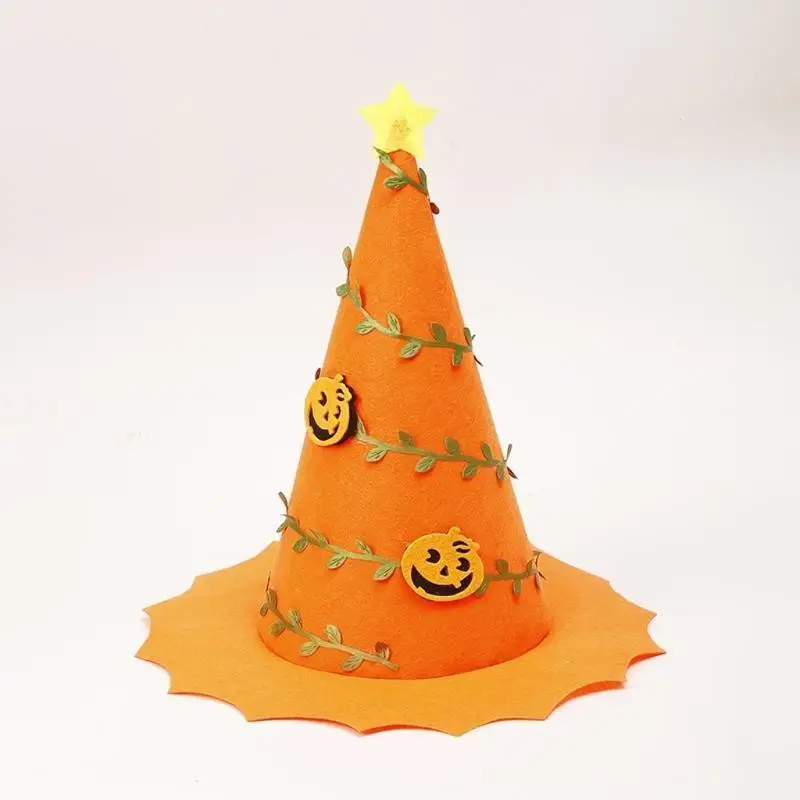 39BD Pumpkin Skull Witch Hats Hats Halloween Costume Akcesoria na imprezę Halloween