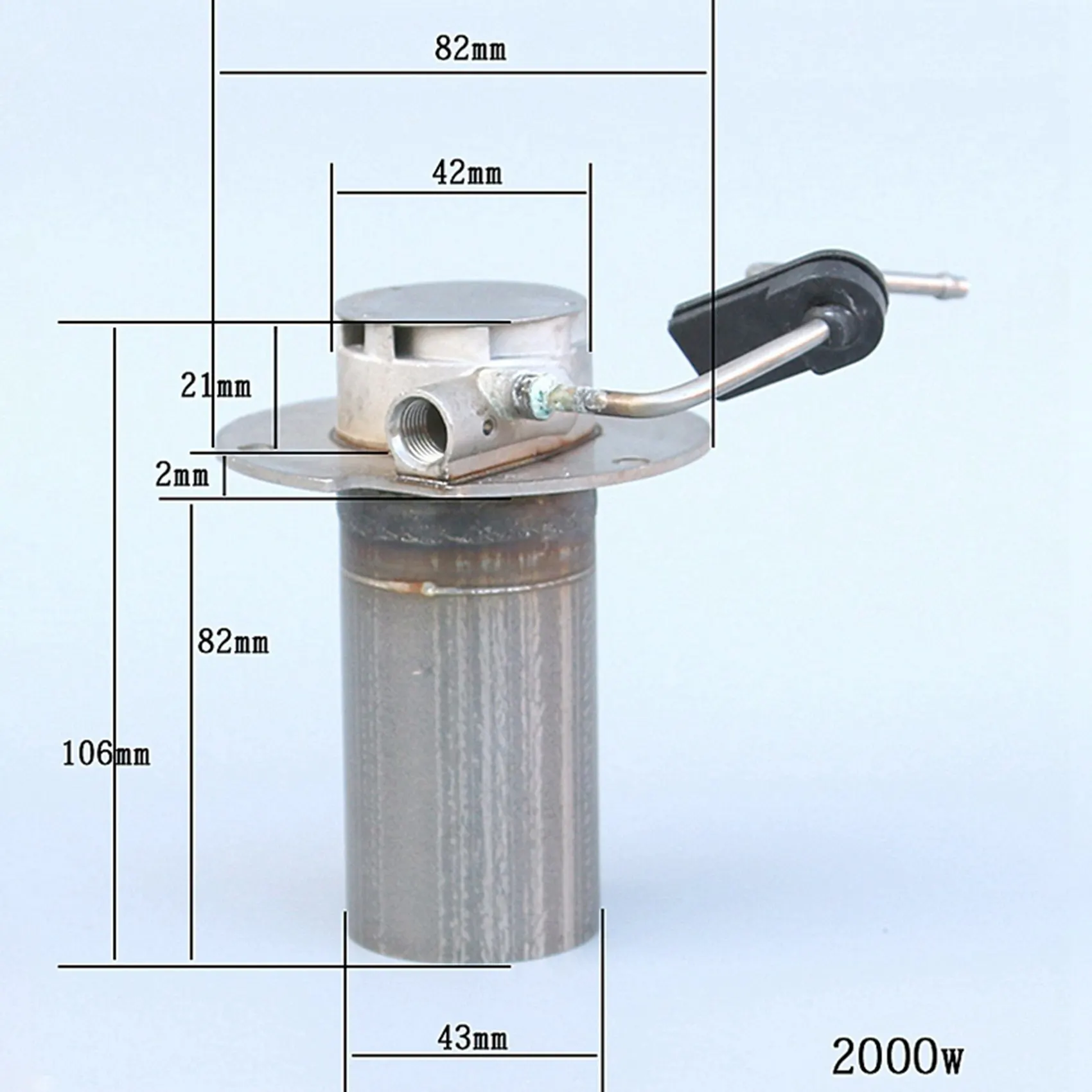 Pemanas 2Kw Insert obor ruang pembakaran untuk eberspacer Airtronic D2 & 12v-24v pemanas Diesels dengan kunci pas