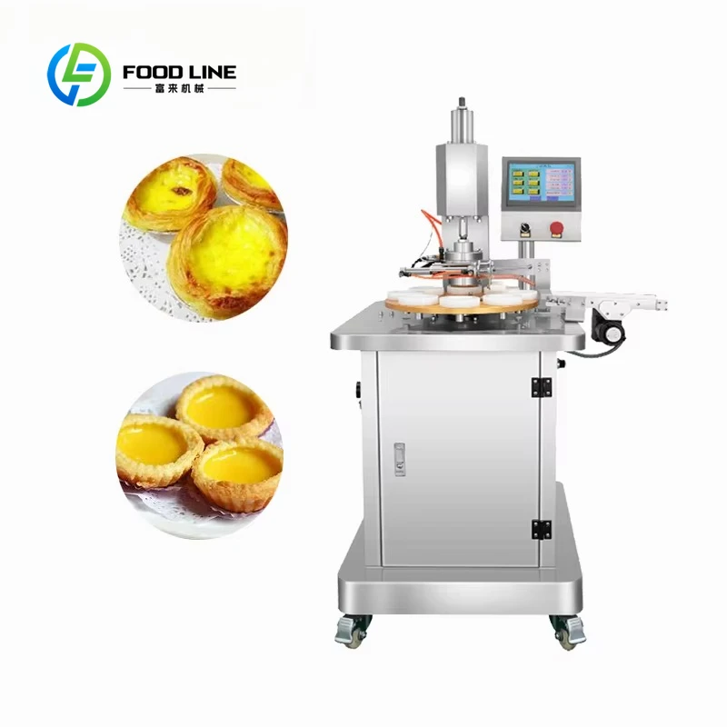 Customized Commercial Egg Tart Machine Dual Mode Processing Equipment For Bakery Chain Retail Store Egg Tart Forming & Pressing