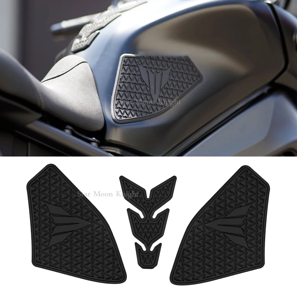 

Side Fuel Tank pad Tank Pads Protector Stickers Decal Gas Knee Grip Traction Pad Tankpad For Yamaha MT-09 MT 09 MT09 from 2021 -