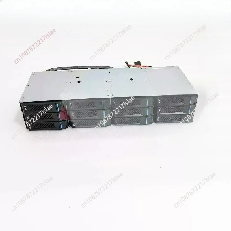12-Bay Hot-Swap Hard Drive Cage, 3.5 Inch SAS/SATA Backplane with SFF-8643 & 4Pin Power