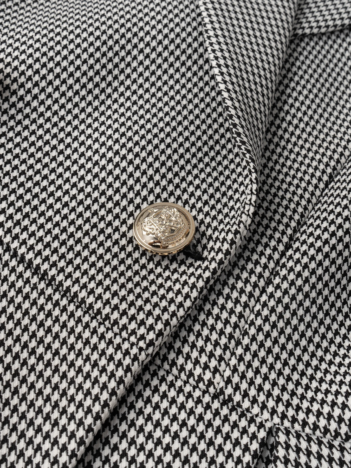 Black White Plaid Tighten waist Medium length Blazer Women's Slim fit Slimming Workplace Temperament Elegant Coat Bell sleeves