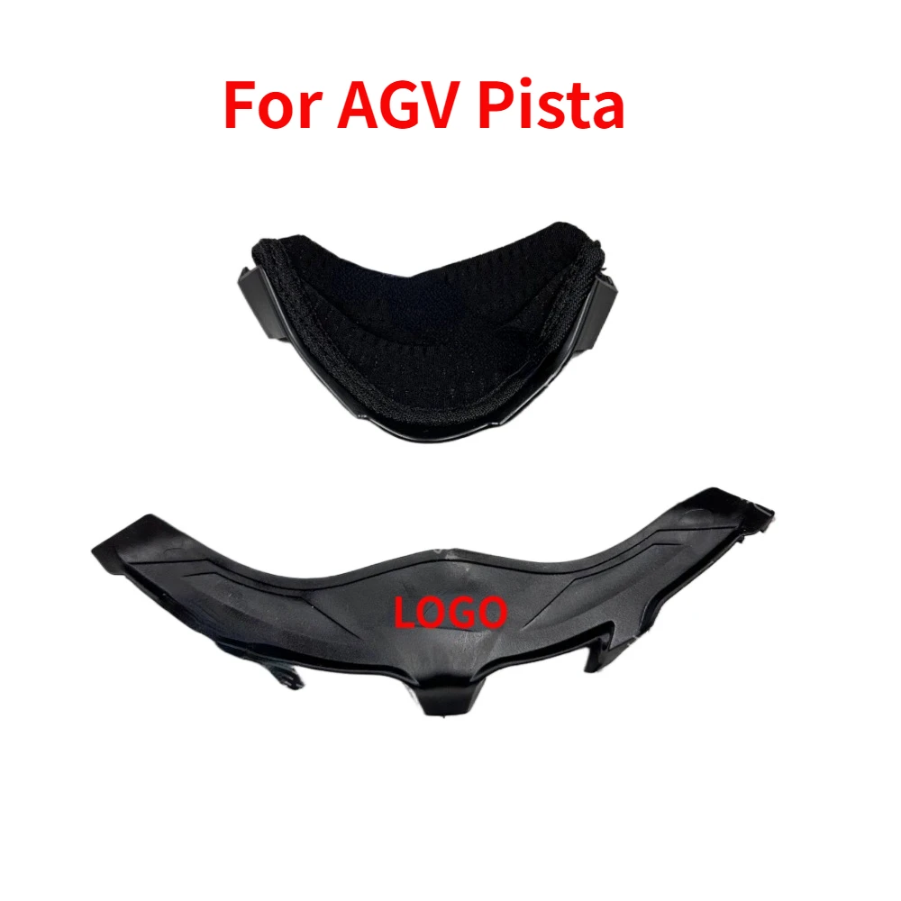 Motorcycle Helmet Parts for AGV Pista Accesorios Para Moto Capacetes Мотошлем Chin Net Nose Protect Replacement Parts