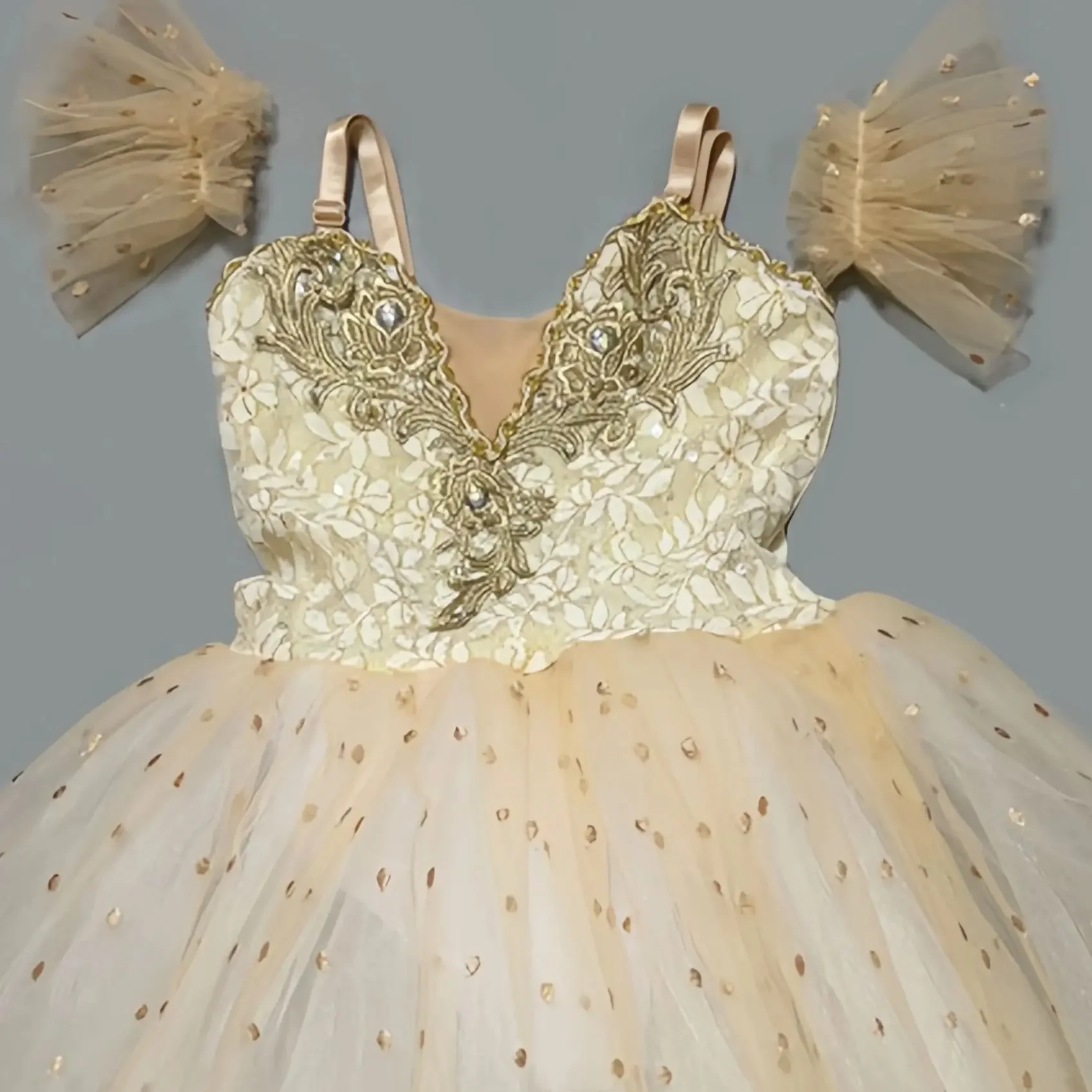 gold ballerina dress Professional Ballet Tutu Women Girls Dress Long Skirt Ballet Performance Dress Romantic Tutu Ballerina Wear Digital Print
