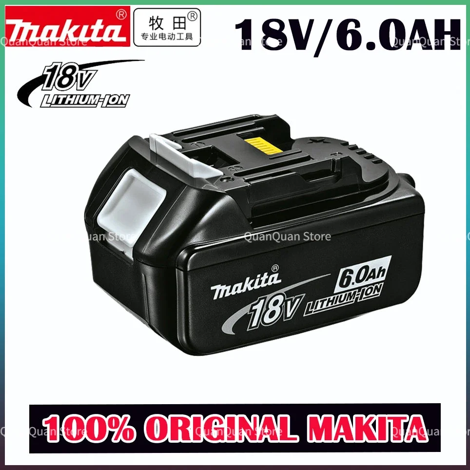 

Makita Original Lithium ion Rechargeable Battery 18V 6000mAh 18v 6.0Ah drill Replacement Battery BL1860 BL1830 BL1850 BL1860B