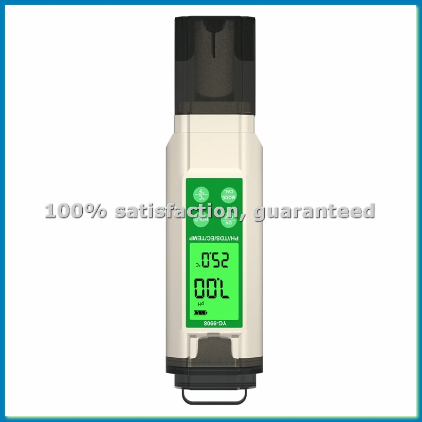 

Digital PH Meter Hydroponic Water Quality Tester LCD Backlight Thermometer PH/EC/TDS Meter for Aquariums Spa-A33R