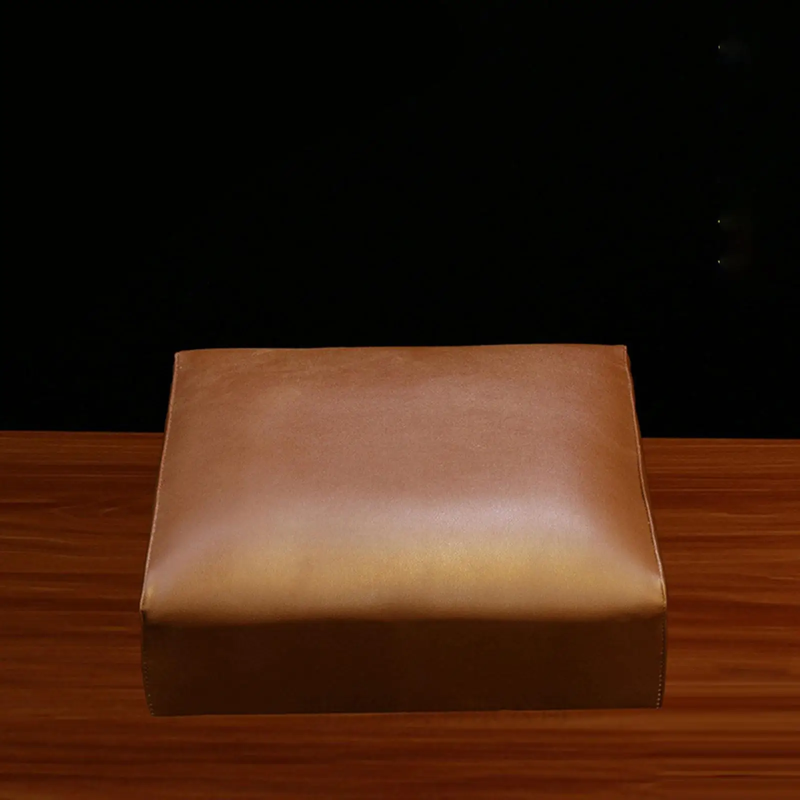 

Kneeling Meditation Cushion Pouf Tatami Wood PU Leather Comfortable Kneeler Pad for Home Women Men Bedroom Tea Ceremony Gift