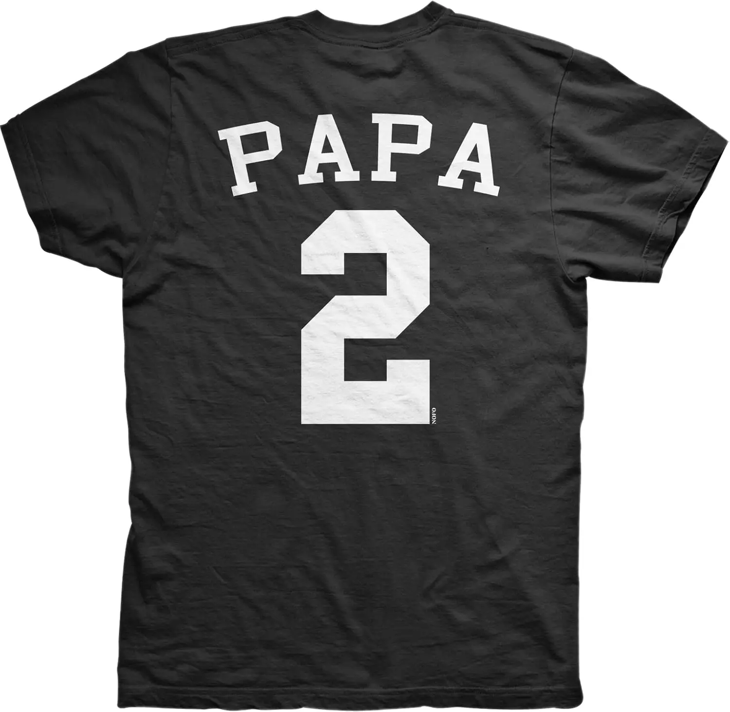 Back Print, PAPA 2, Jersey Number Design Men's T-Shirt