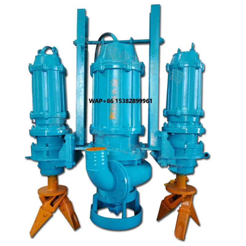 

Zjq Submersible Slurry Pump High Chromium Alloy Stirring Sand Pump Large Flow Non Blocking Vertical Sewage Pump