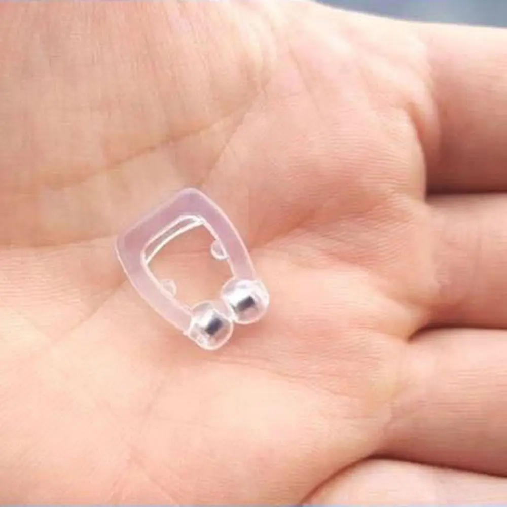 Healthy Anti Snoring Magnetic Silicone Nose Clip Stop ​Snoring Device Breath Corrector