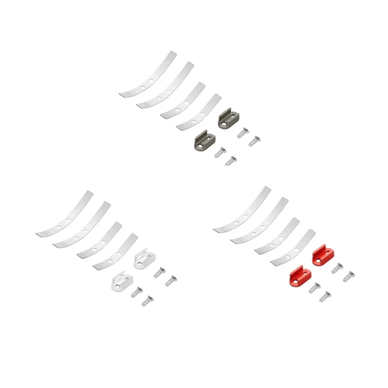 2 Satz Stahl Stoßdämpfer Blattfedern Aufhängung für wpl d12 b16 b36 b14 b24 rc LKW Auto Upgrade Teile Zubehör