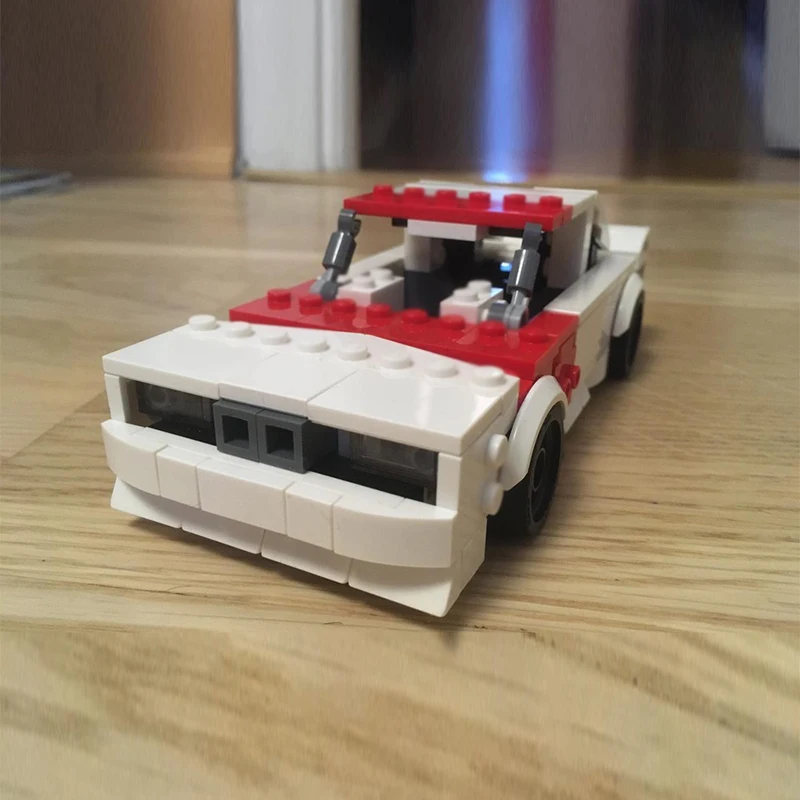 City Car Model MOC Building Bricks M3 High-Performance Sports Sedan Modular Technology Children Holiday Gifts Assemble Toys Suit