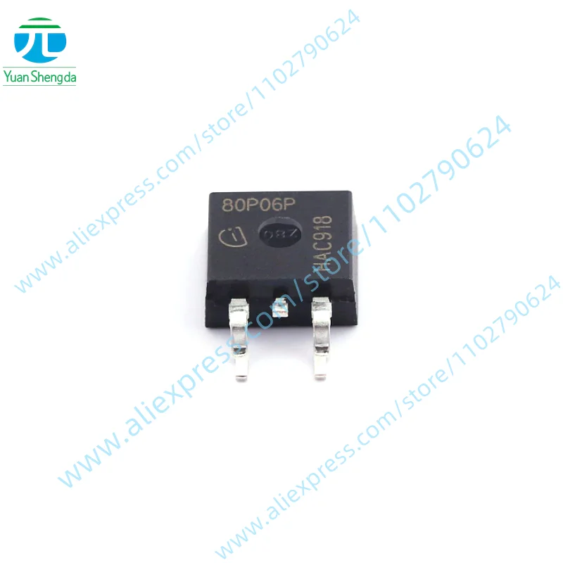 

2PCS New Original SPB80P06PG MOS FET TO-263 80P06P