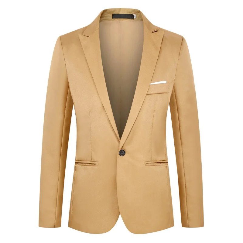 Spring and Autumn New Fashion men's clothing one button casual suit jacket Korean style blazer