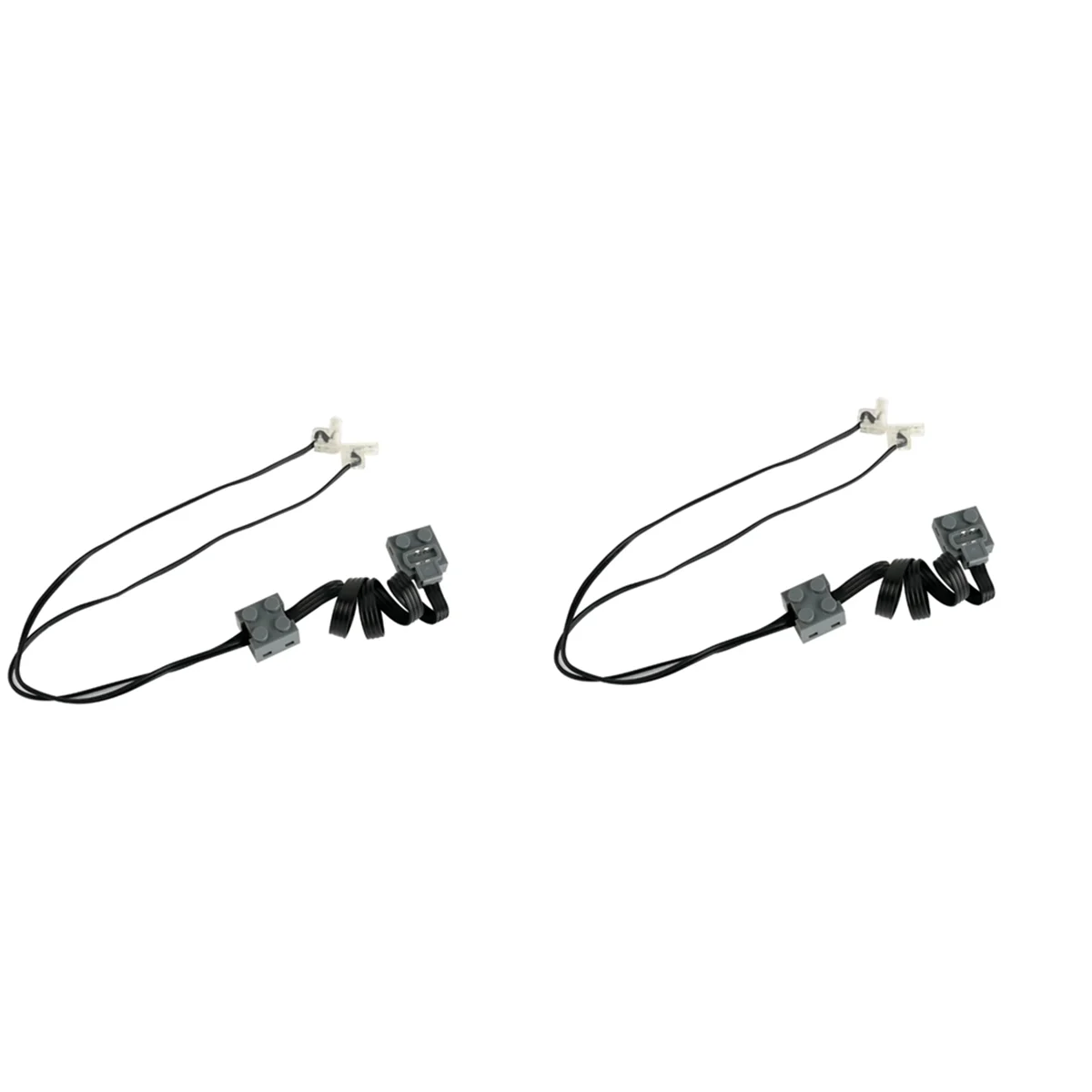 New 2PCS Power Functions Parts LED Light Link Line Cable 8870 Compatible with Legoeds Switch 8869 Car Train Light