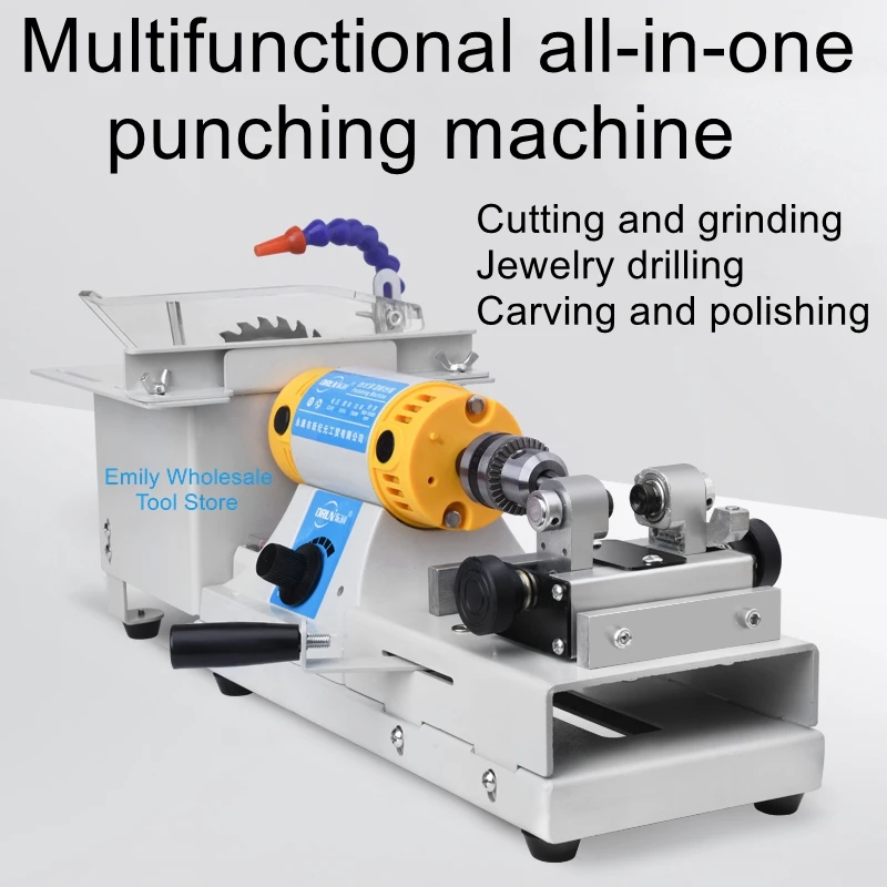 

DR2018 multifunctional all-in-one standard table saw jade glass woodworking cutting machine punching handheld engraving machine