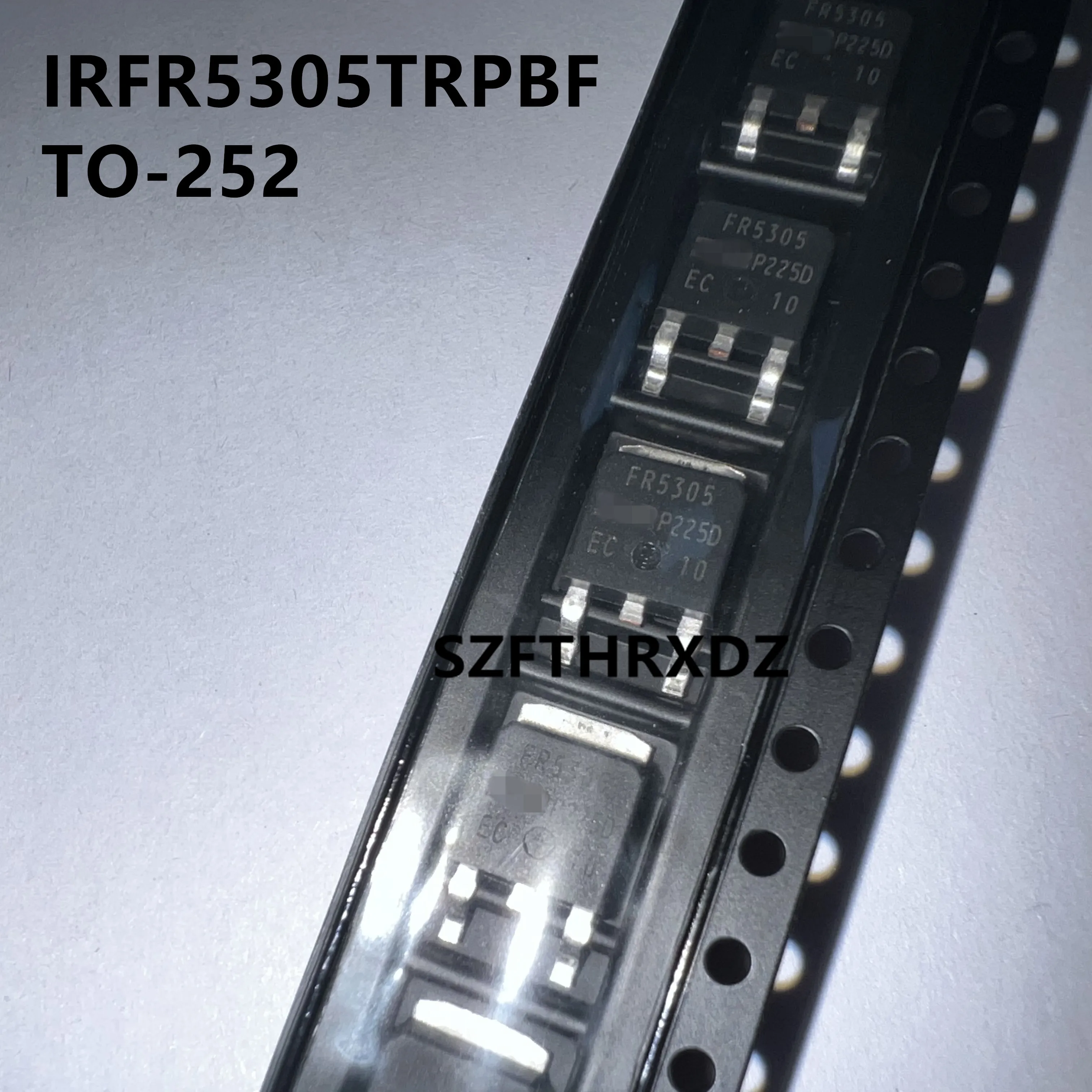 10pcs  100%  New imported original  IRFR5305TRPBF IRF5305 TR FR5305 TO252 MOS FET 55V 31A