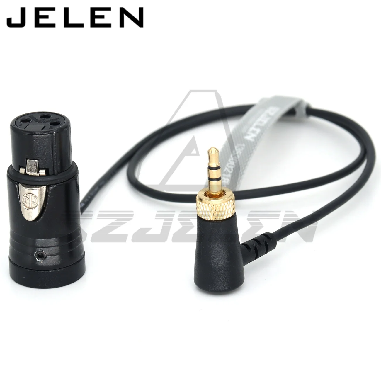 Cabo de áudio de retorno de 3,5 mm para XLR de baixo perfil NEUTRIK 3 pinos fêmea para Sennheiser, Sony D11 Headphone