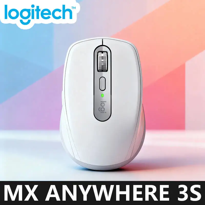 เมาส์ไร้สาย Logitech Master Series MX Anywhere 3S บลูทูธ เงียบ ไร้เสียงรบกวน เหมาะสำหรับใช้งานในสำนักงาน ผู้หญิง แท็บเล็ต