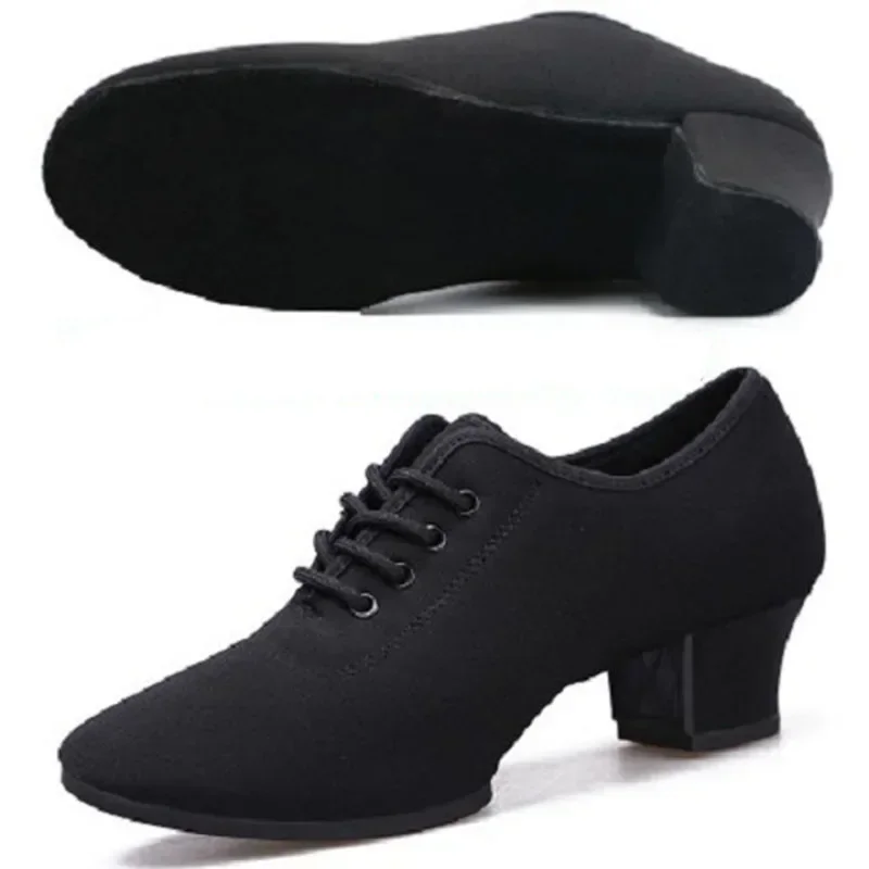 Women Latin Dance Shoes Women Ballroom Shoes Oxford Fabric Breathable Comfortable Jazz Shoes Tango Salsa Dancing Shoes