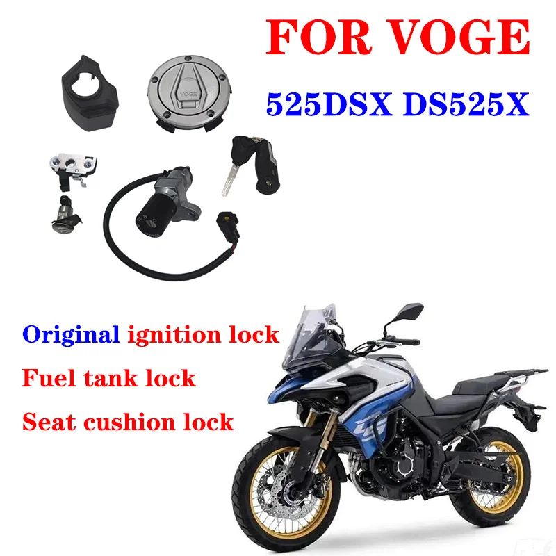 

Suitable for VOGE 525DSX DS525X original ignition lock, fuel tank lock, seat cushion lock, ignition switch cover