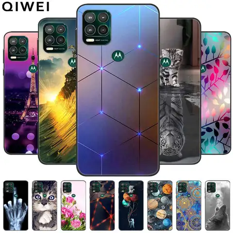 Per Moto G Stylus 5G 2021 Custodia morbida in silicone TPU antiurto per Motorola Moto G Stylus 5G Custodie per telefoni XT2131 Gatti carini