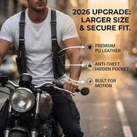 Sac à bandoulière rétro pour homme, sac à dos multifonctionnel pour l'extérieur, sac de cyclisme, de randonnée, sac pour téléphone, cadeau de vacances pour petit ami, père 3