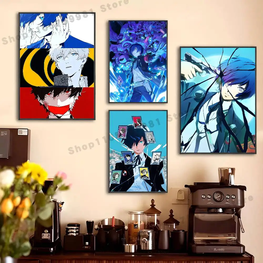 Animem Makoto Yuki P-Persona 3  Poster For Wall Prints for Living Room Bedroom Office Home Decoration Gift