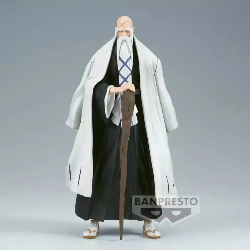 In Stock Original Bleach Kurosaki Ichigo Hitsugaya Toushirou Anime Toys Yamamoto Genryuusai Shigekuni Action Figure Doll