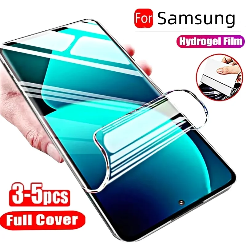 

Hydrogel Film For Samsung S25 Ultra S23 S24 FE Plus Screen Protector For A55 A56 5g A16 A26 A36 A54 A53 A25 A06 A72 Soft Film
