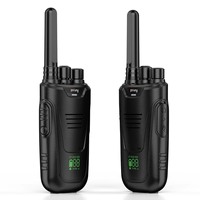 2PCS POFUNG T11 Walkie Talkie FRS 16CH VOX Long Range Rechargable Portable USB Charger Two Way Radio For Camping Trip F22