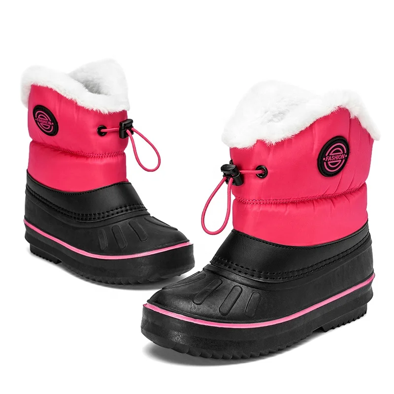 

Unisex-child Winter Waterproof Non-slip Cold Weather Shoes Boys Girls Snow Boots (Toddler/Little Kid/Big Kid))