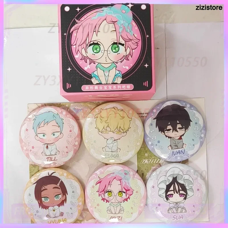 

【In Stock】Official Anime Alien Stage Ivan Till Mizi Luka Sua Hyuna Baby Series Cosplay Tinplate Badge Cartoon Brooch Fans Gift