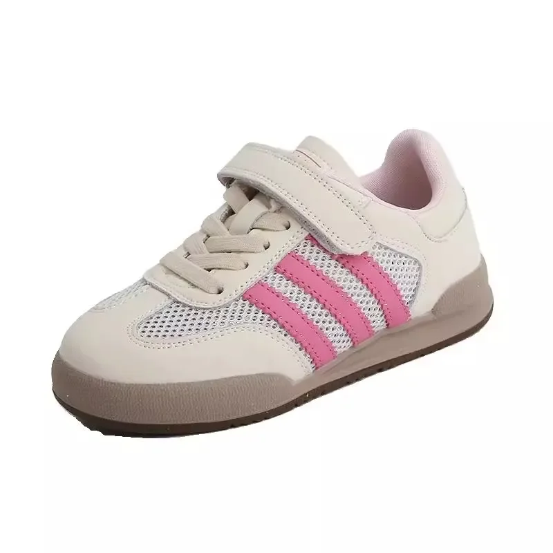 

2025 Fashion Children's Shoes Girls' and Boys' Tennis Shoes Outdoor Running Shoes Anti slip School Sports Shoes Breathable Mesh