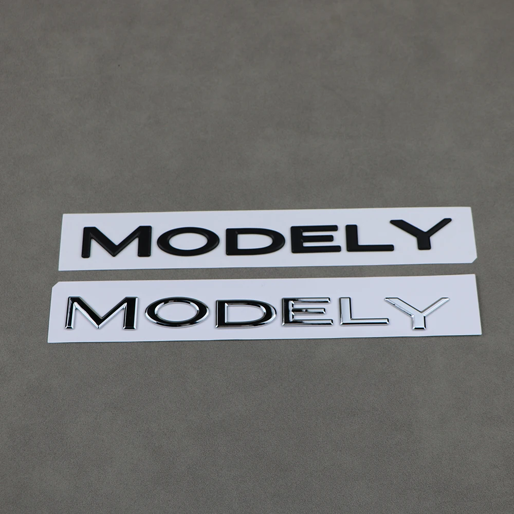 

Rear Trunk Emblem Logo Badge Sticker For Tesla Model Y