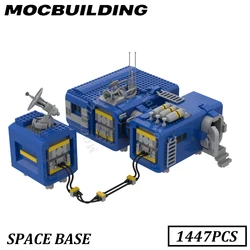 Space Base Model MOC Building Bricks Display DIY Model Construction Assemble Toys Gifts