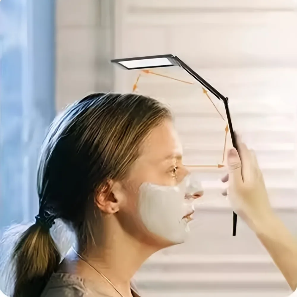 Creative Folding Four Sided Multi Angle Mirror for Hair Cutting,Rear View,back of The Head,makeup Mirror,portable and Portable